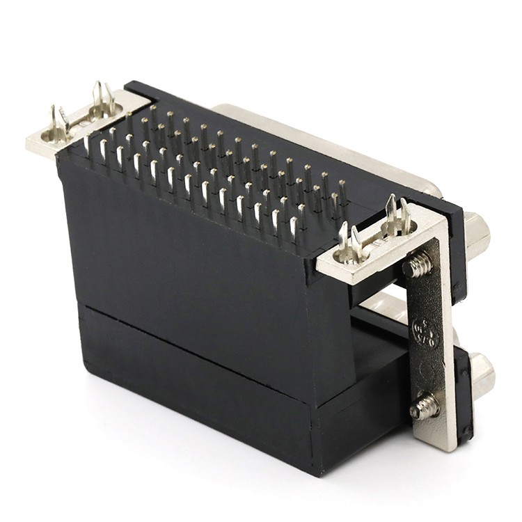 Dual Port D-SUB Connector DR25 Male To DR25 Female Connector