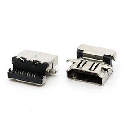 HDMI A Type 19PIN Female Connector H=7.63mm