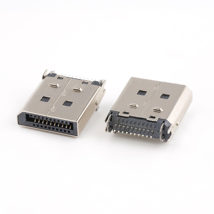 DP 20Pin Male Connector For 1.6MM PCB With Hook