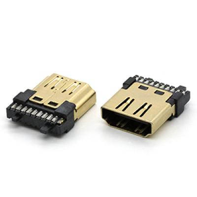 HDMI A Female Connector for wire soldering