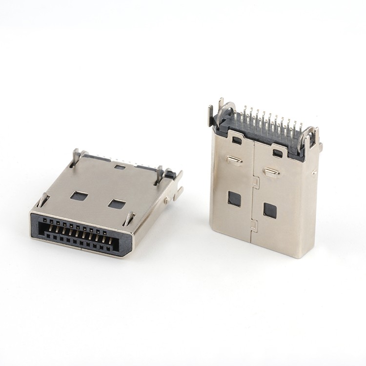 Through Hole DisplayPort DP 20P Male Connector for 1.2MM PCB