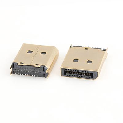 Vertical Gold Plated DP 20Pin Male Dip Connector for 1.2MM PCB
