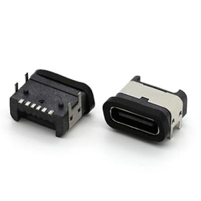 IP67 Type c 6 pin Waterproof Connector