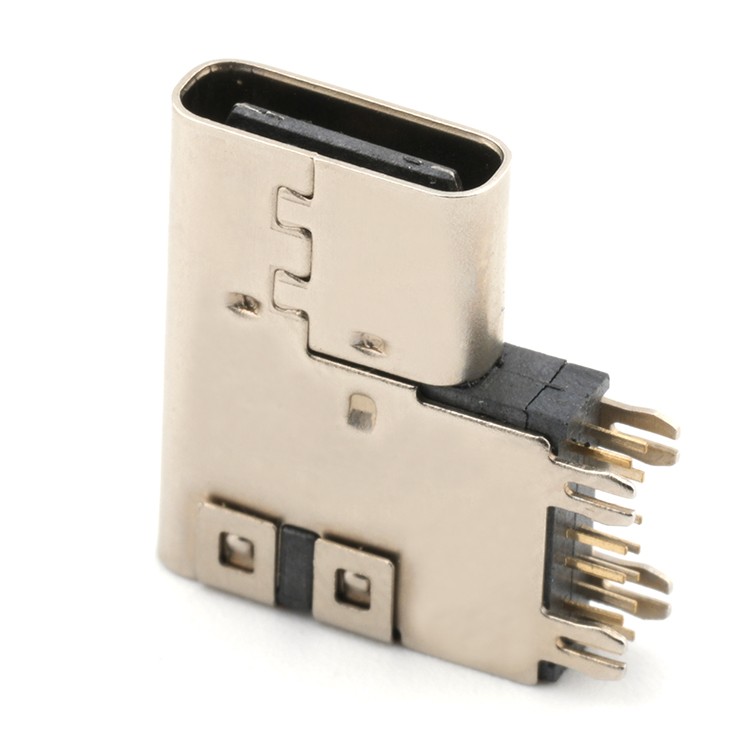 upright side usb 3.1 type-c female connector 14P