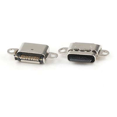 High Frequency 40G USB C Connector Mid Mount USB 4.0 Type C 24P Female Connector