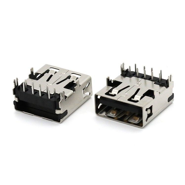 USB 3.0 A Female 9P Connector, H=6.26mm
