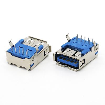 USB 3.0 A Female 9P Connector right angle