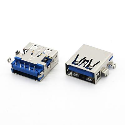 Mid Mount USB 3.0 A Female Socket Connector 9Position