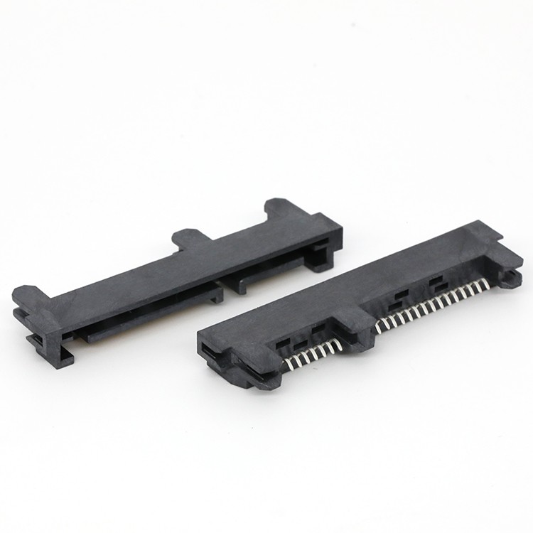 SATA  Male Connector SATA  7+15Pin Male Connector for1.2MM PCB