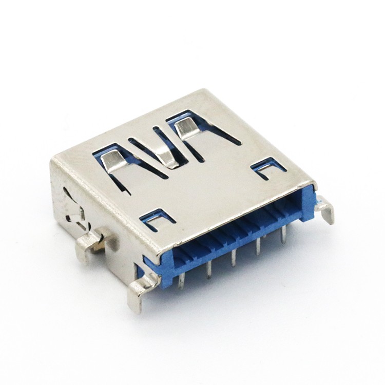 Mid Mount 3.3mm USB 3.0 A Female Connector DIP Type
