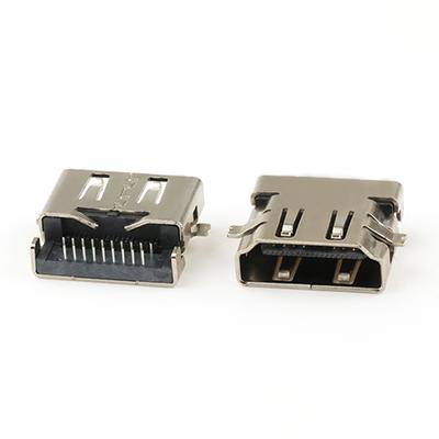 HDMI-compatible A Female Connector Reverse Type 19 Pin HD-MI 2.1 Version Connector