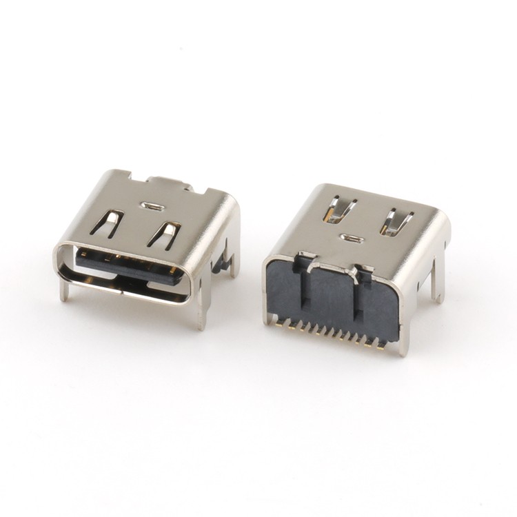 USB Type C Female Connector 16P L8.0MM SMT Type USB C Socket PCB Connector