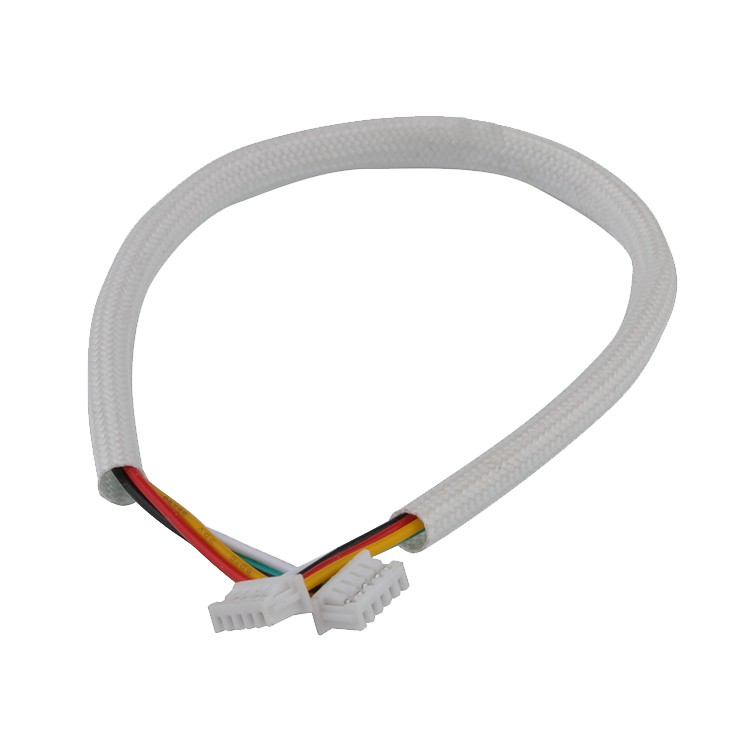 Complete Wiring Connector Flat Fingerprint Lock Wire Harness Length Customized