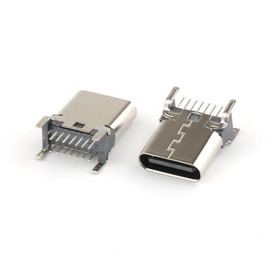 Type C 16P Connector Vertical DIP 9.3H 10.0H 10.5H USB C Female PCB Connector