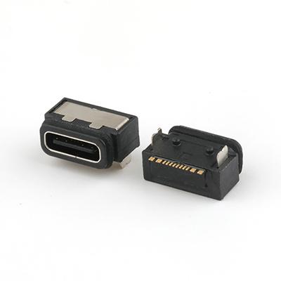 IP68 Waterproof USB C Female Connector 16P Waterproof SMT USB Type C Female Connector