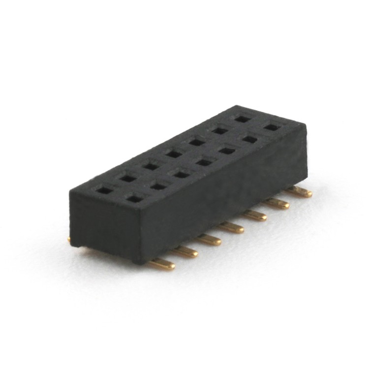 Dual Row SMD 2.0mm Pin Header 2x7P 180Degree Female Hader Connector