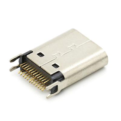 Straddle mount 24P USB Female connector