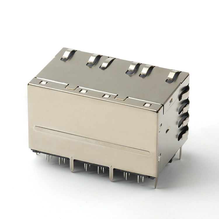 2x3 Port RJ45 Female Connector Dip Type LAN Modular Jack Ethernet RJ45 Connector