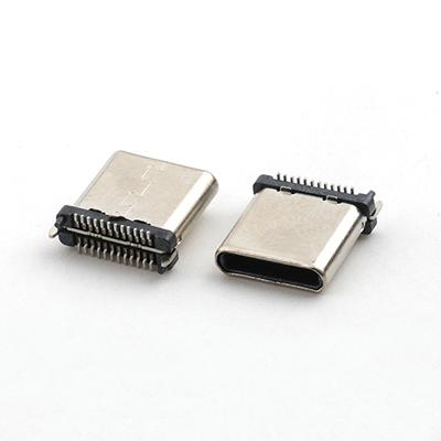 24P USB Type C Male Plug Connector H8.0MM Vertical SMT USB C Male PCB Connector