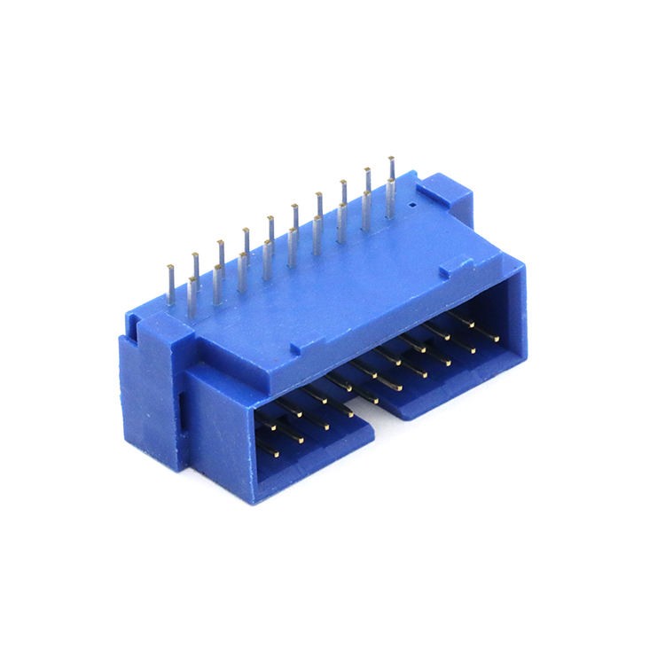 Right angle USB 3.0 19P 20P 19 pin male box header connector