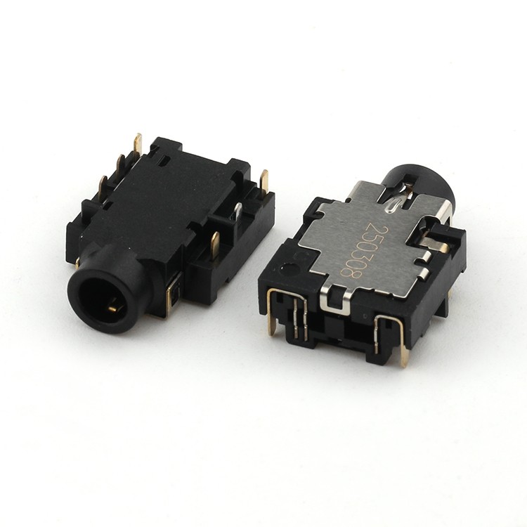 3.5mm Phone Jack Connector CH0.9 Mid Mount 4Pole Headphone Jack Socket Connector