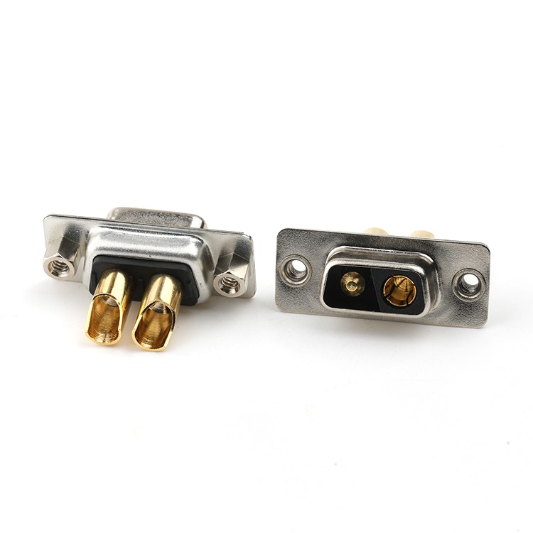 D-SUB 2V2 Female Connector for Wire Soldering DB 2Pin Female Connector