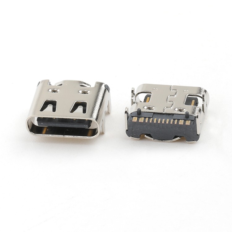 Top Mount 16Pin USB C Female Connector L7.35MM SMT Type USB C Socket Connector for PCB
