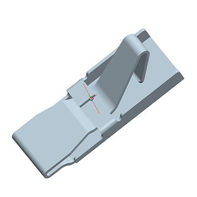 Antenna Shrapnel Connector L2.50*W1.00*H0.80 A Type Spring Contact RF Ground Connector