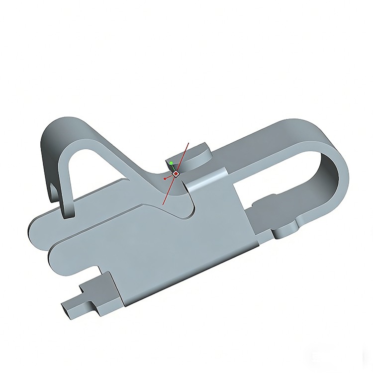 B Type Spring Contact RF Ground Connector 1.80*1.00*1.00H Antenna Shrapnel Connector