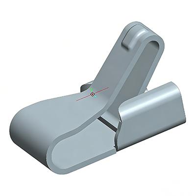 1.60*0.90*1.00H Antenna Shrapnel Connector D Type Battery Contact Spring Antenna Connector