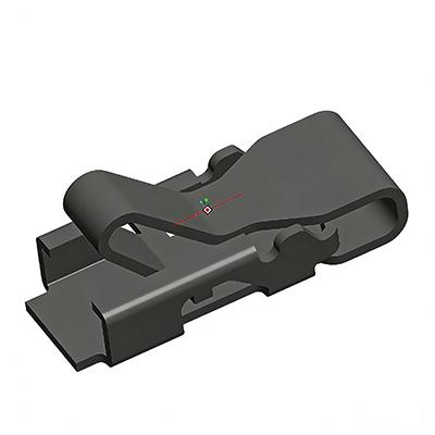 Spring Antenna Shrapnel Connector 2.50*1.00*1.07H F Type Antenna Shrapnel Connector