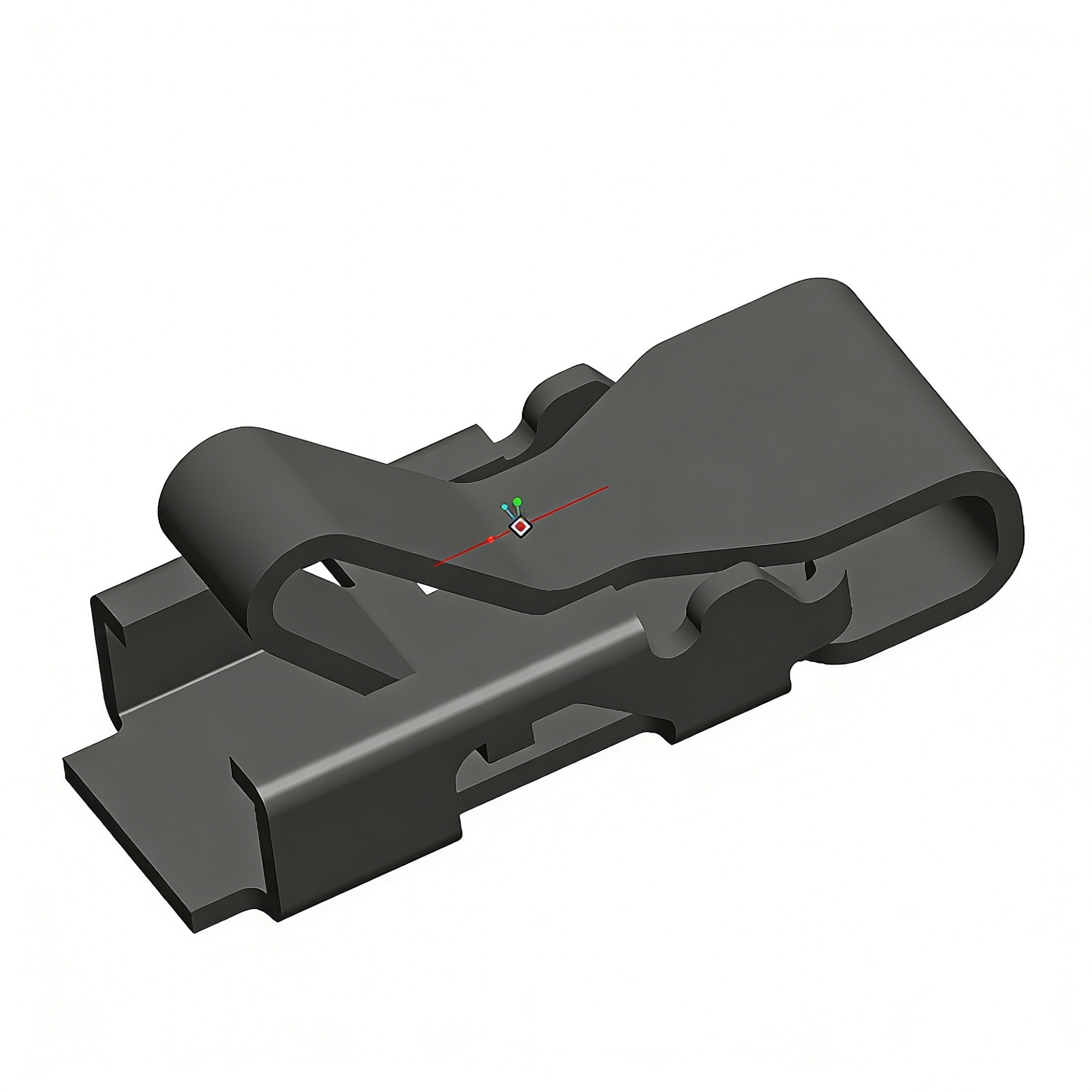 Spring Antenna Shrapnel Connector 2.50*1.00*1.07H F Type Antenna Shrapnel Connector