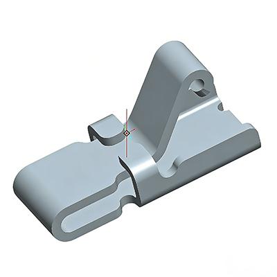 Antenna Contact Spring Grounding 2.80*1.00*1.10H C Type Antenna Shrapnel Connector