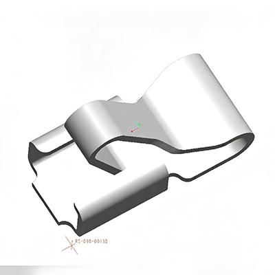 Stainless Steel RF Coaxial Connector 2.10*1.00*1.35H Antenna Shrapnel Spring Contact