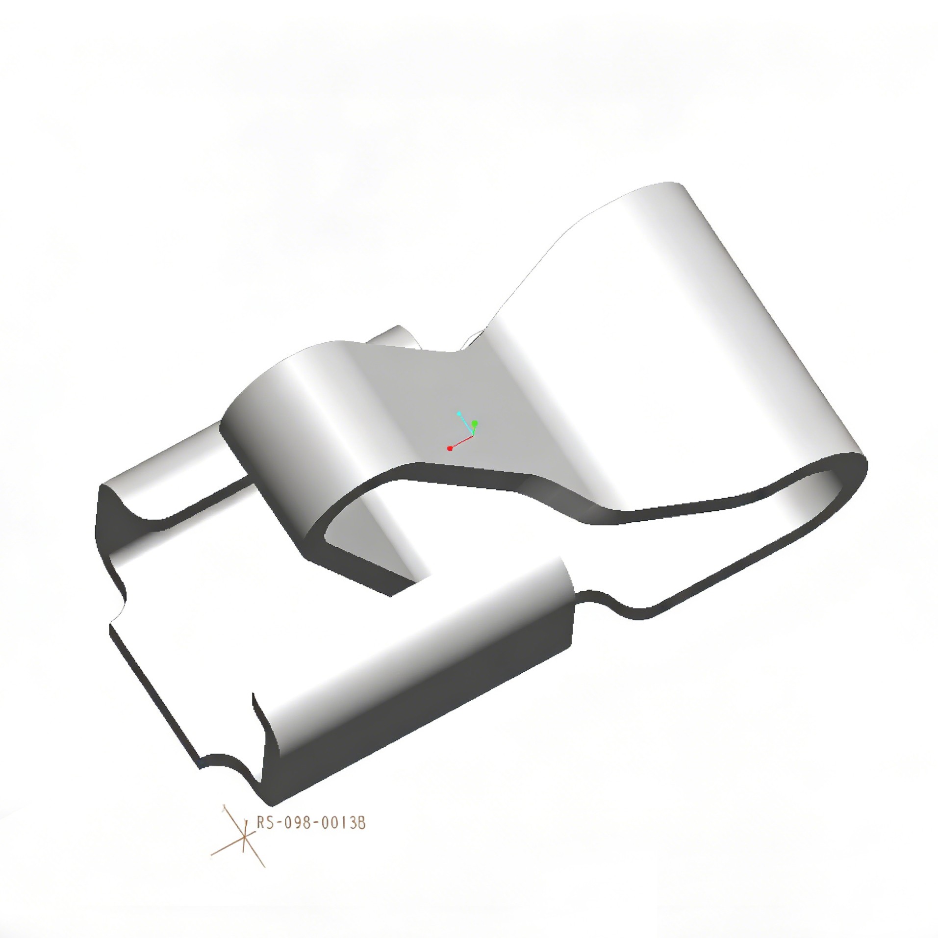 Stainless Steel RF Coaxial Connector 2.10*1.00*1.35H Antenna Shrapnel Spring Contact