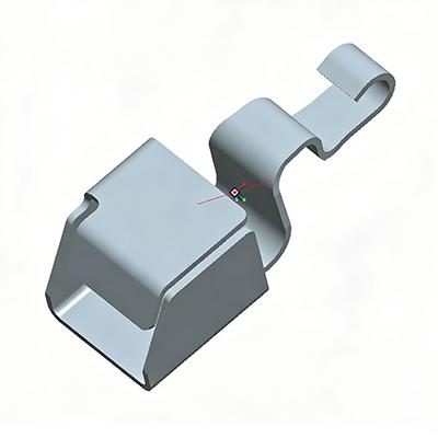 Stainless Steel 1.4H Side Pressure Spring Connector SMD Antenna Shrapnel Connector