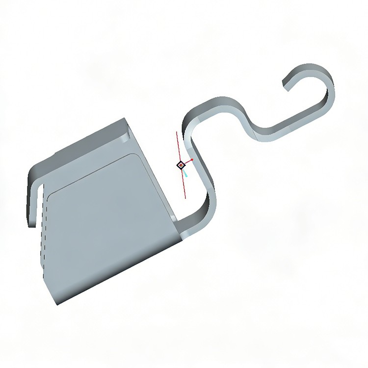 Stainless Steel 1.4H Side Pressure Spring Connector SMD Antenna Shrapnel Connector