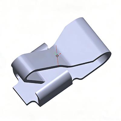  Semi-gold-plated Antenna Shrapnel connector 2.10*1.00 *1.55H PCB Spring Contact