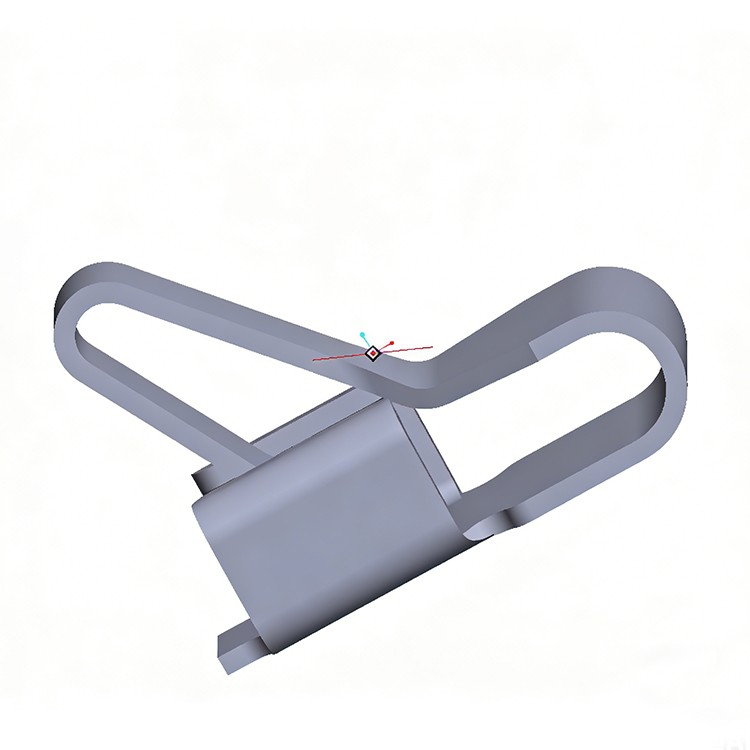  Semi-gold-plated Antenna Shrapnel connector 2.10*1.00 *1.55H PCB Spring Contact