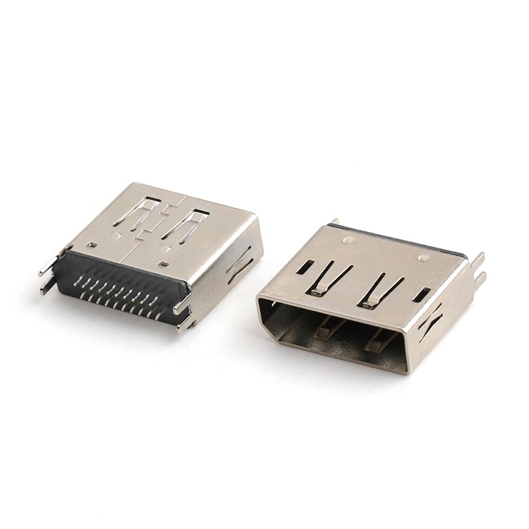 Straddle Mount 1.2MM DP Female Connector 20Pin Vertical DP Female PCB Connector