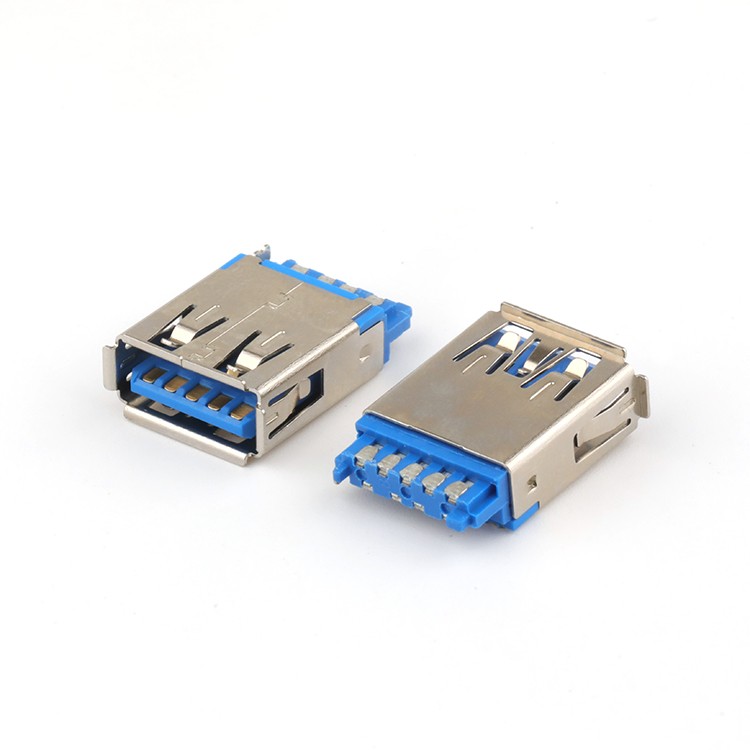 9Pin USB 3.0 Female Connector Solder Type USB A/F PCB Connector