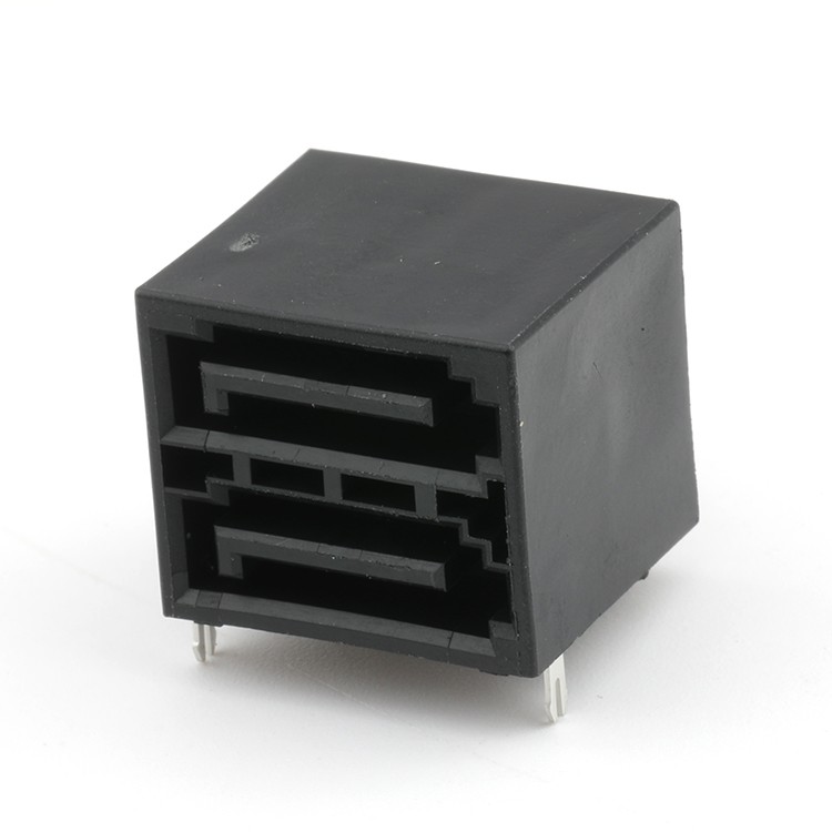 PCB Application Dual SATA Male Connector Right Angle Dip SATA 3.0 Male Connector