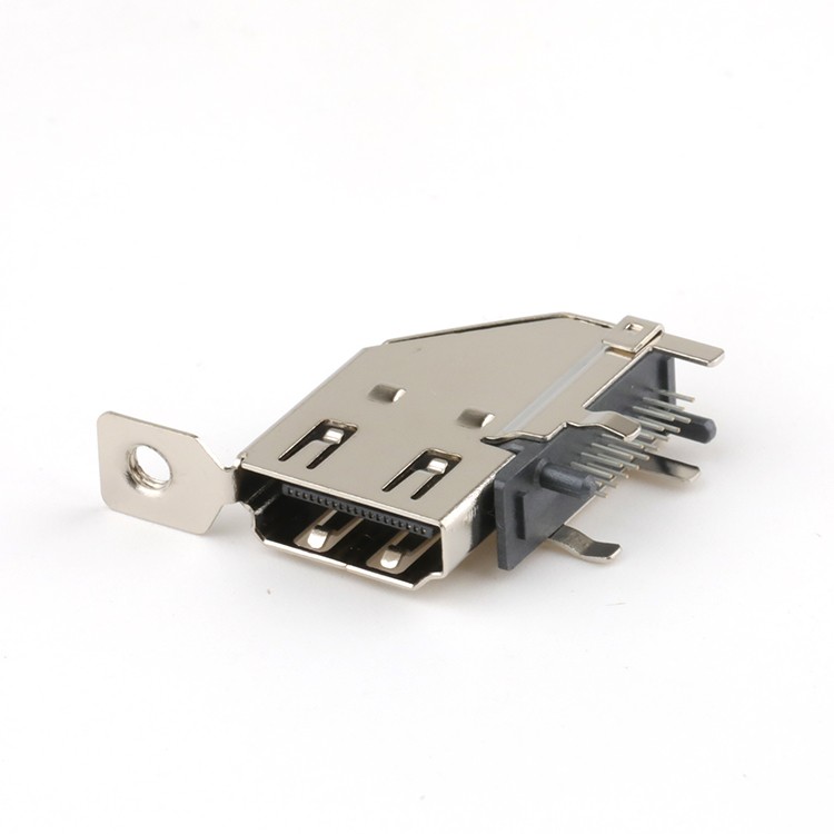 Upright HD Type A Female Connector 1.4 Version Height21.72MM with Screw