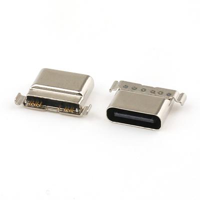 IPX7 Waterproof USB-C Connector,L7.60MM 10P USB C Female Connector