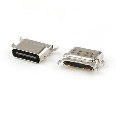 IP67 USB-C Waterproof Connector,L7.65MM SMT USB C 8P Female Connector for PCB