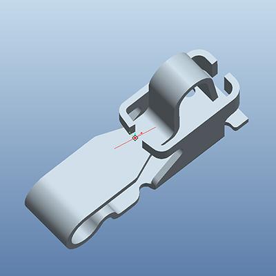 Electronic Battery Fixing Rf Wire Clip A Type Shrapnel Connector