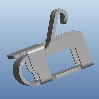 Antenna Spring Contact H-Type Battery Holder Antenna Shrapnel