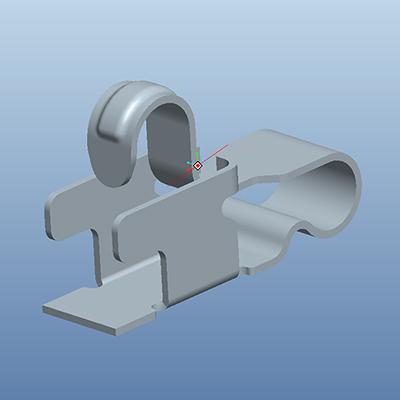 Gold Plated SMT RF Antenna Spring Contact Stamping Antenna Terminal Clip