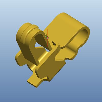 Gold Plated SMT RF Antenna Spring Contact Antenna Shrapnel Connector