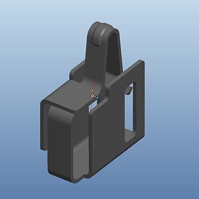 Shell-Integrated Shield Finger Battery Holder Spring Contact Cantilever Ground Spring